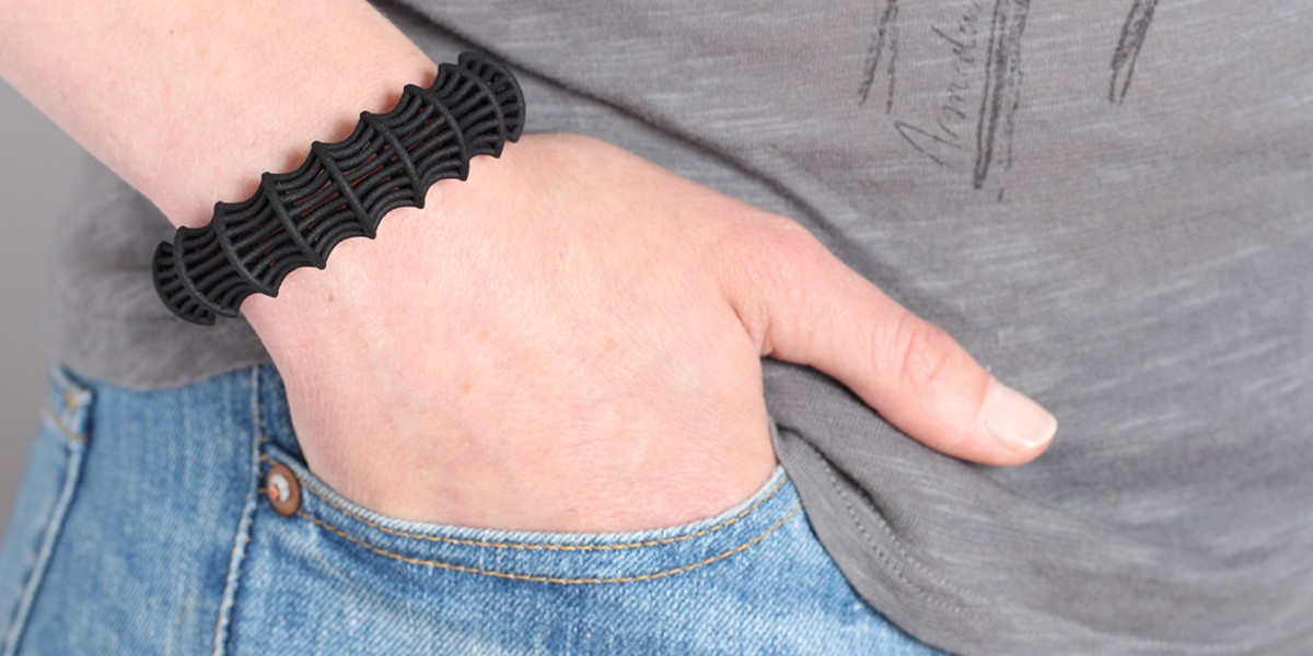 black cuff bracelet